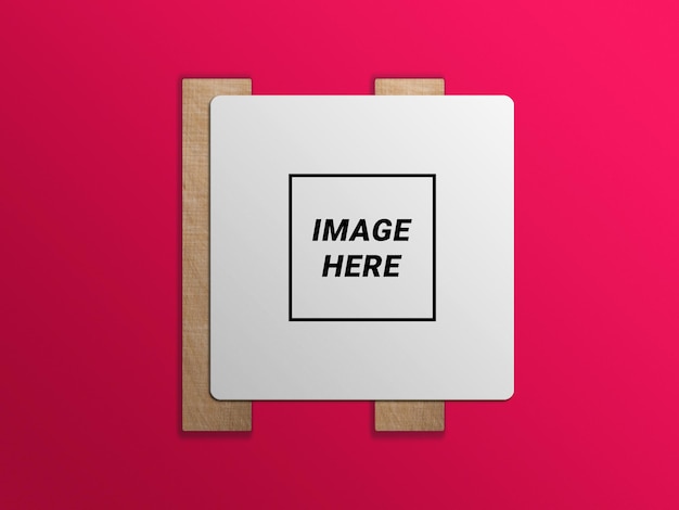 Square card mockup