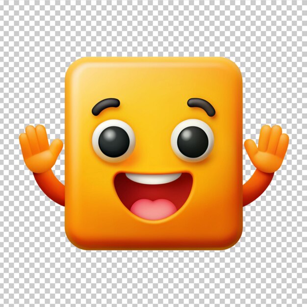 PSD square emoji expressive hands