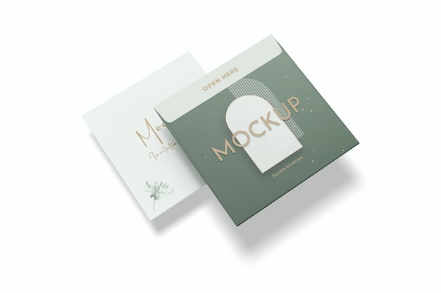 Square Envelope Mockup
