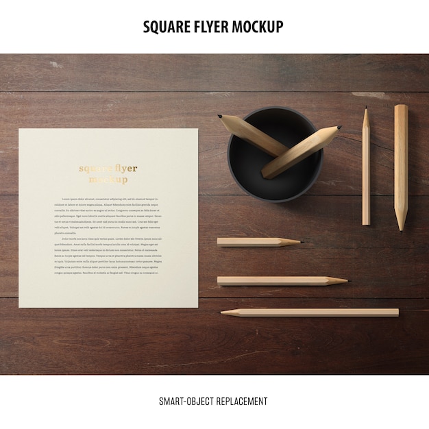 Square Flyer Mockup
