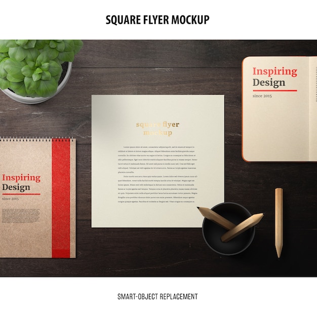 Square Flyer Mockup