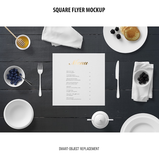 Square Flyer Mockup