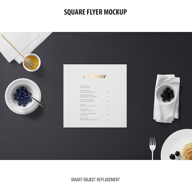 Square Flyer Mockup