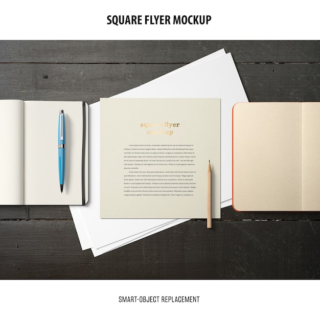 Square Flyer Mockup