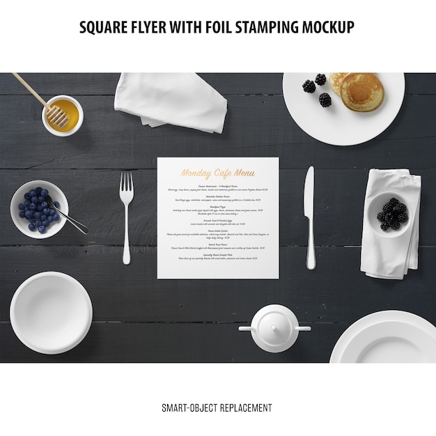 Square Flyer Mockup