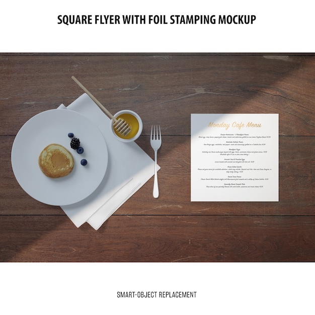 square flyer mockup