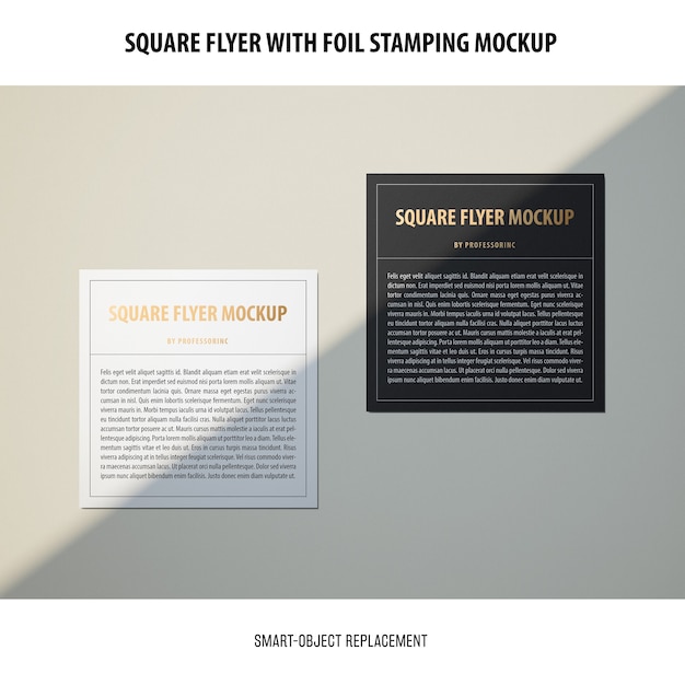 Square Flyer Mockup