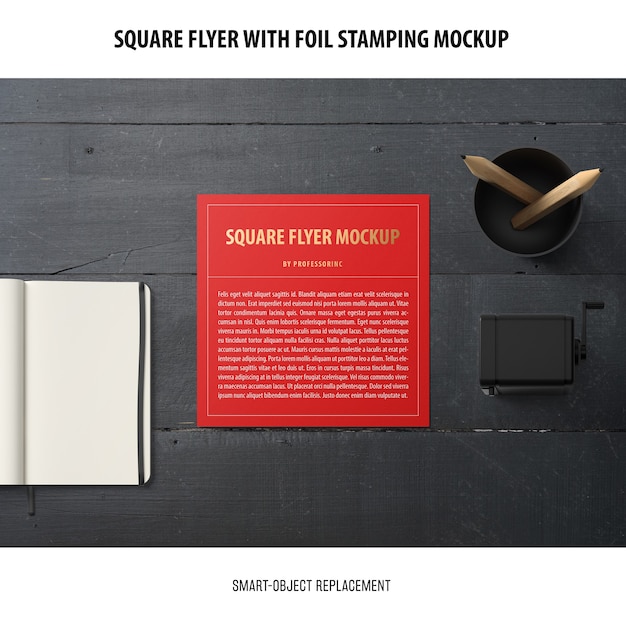Square Flyer Mockup