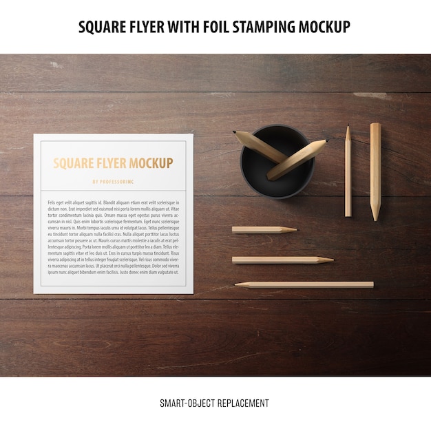 Square Flyer Mockup