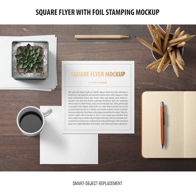 Square Flyer Mockup