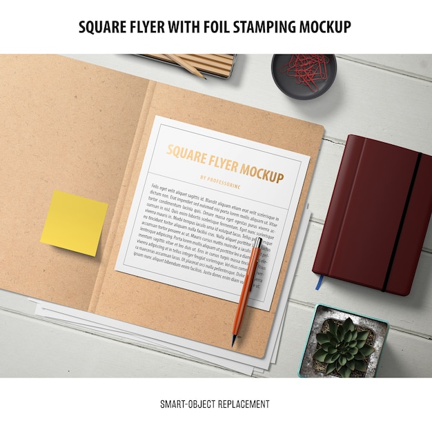 Square Flyer Mockup