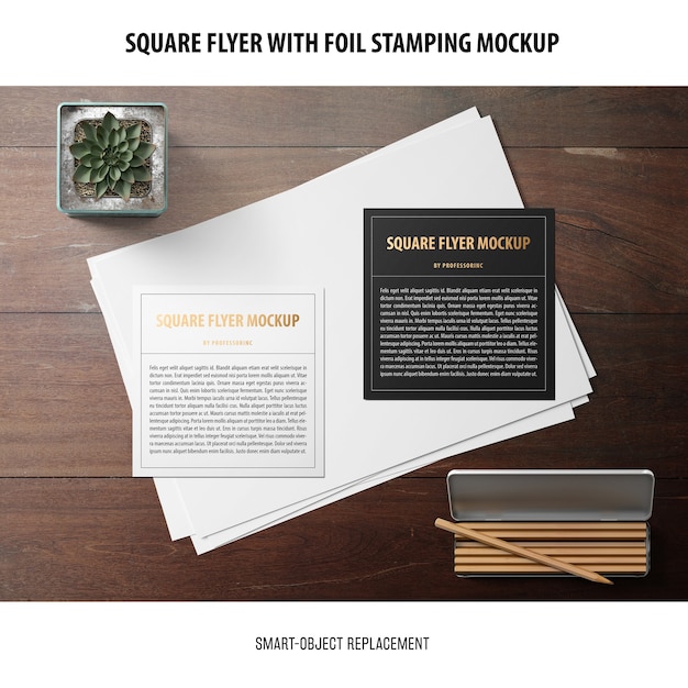 Square Flyer Mockup
