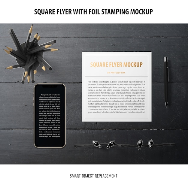 Square Flyer Mockup