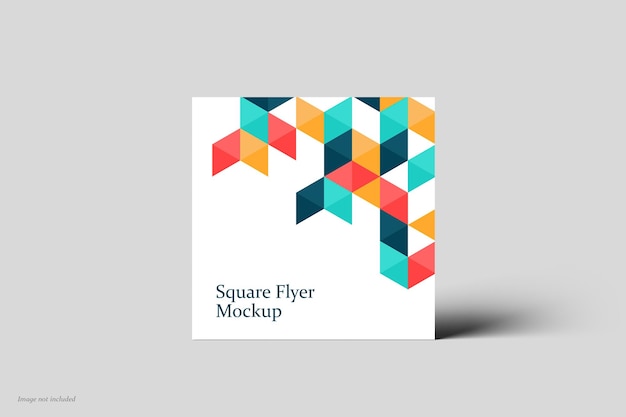 Square flyer mockup