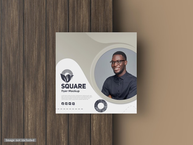 Square Flyer Poster or Card Mockup