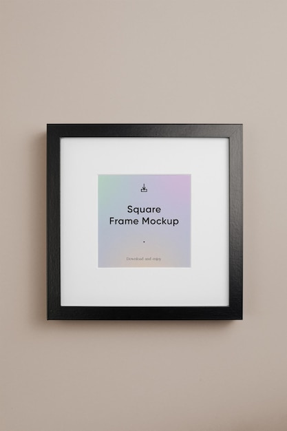square frame mockup
