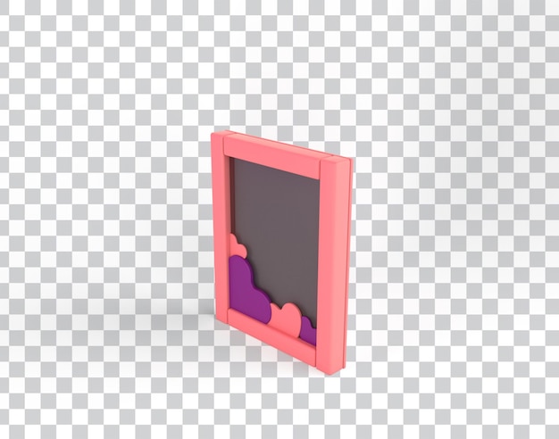 PSD square frame right side