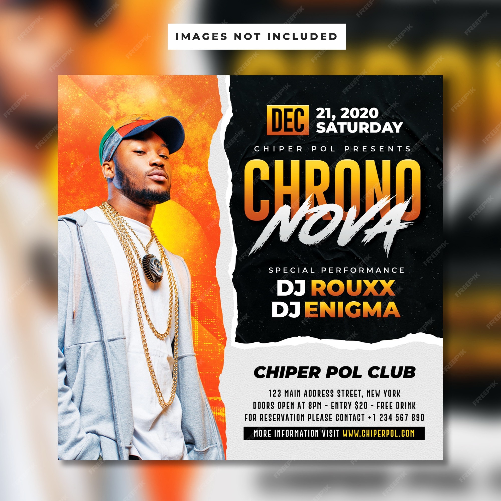 Dj Flyer Template Psd Free