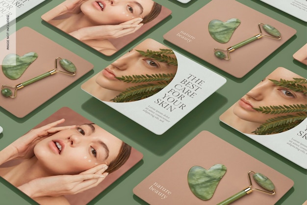 Square Instagram Post Mockup Mosaic