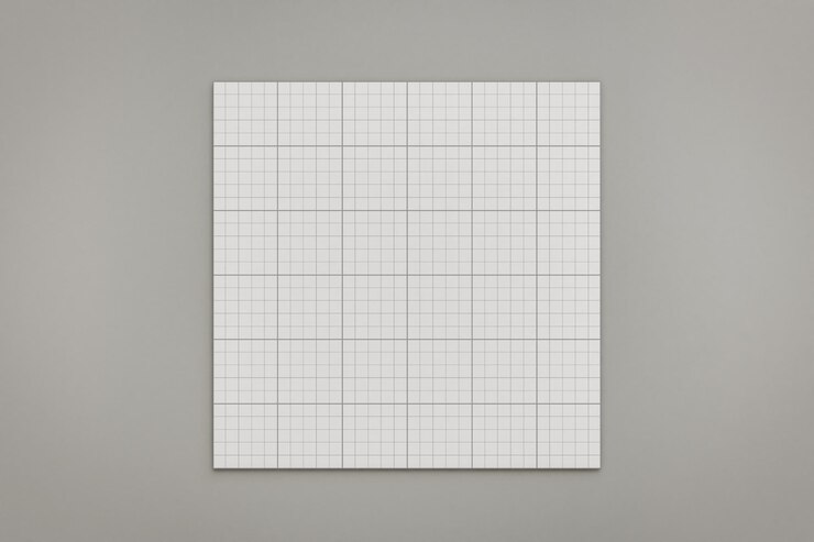 PSD square page brochure flyer cover mockup