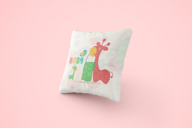 Square Pillow Mock-up