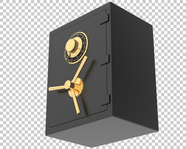 PSD square safe on transparent background 3d rendering illustration