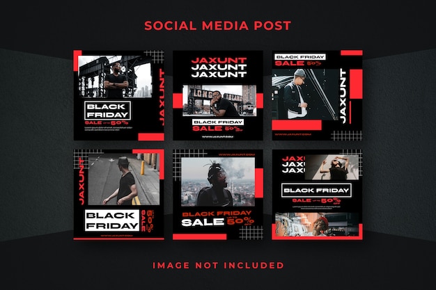 PSD square social media post instagram template