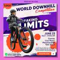 PSD a square template for downhill competition