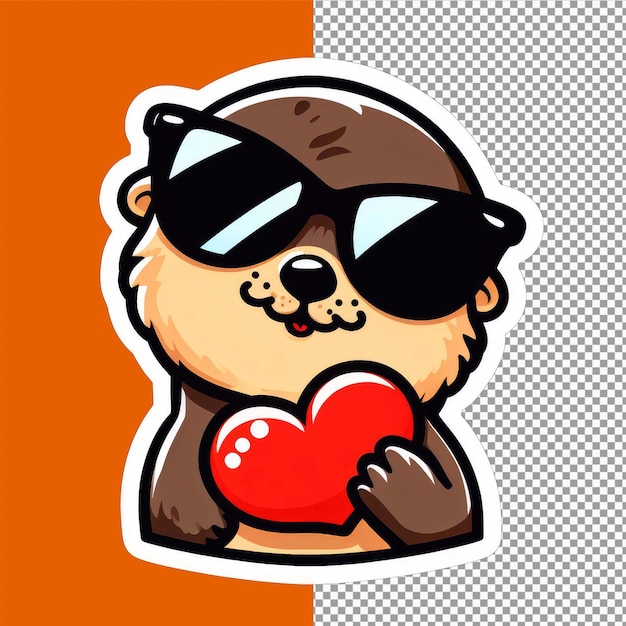 PSD squeaky squirm sticker