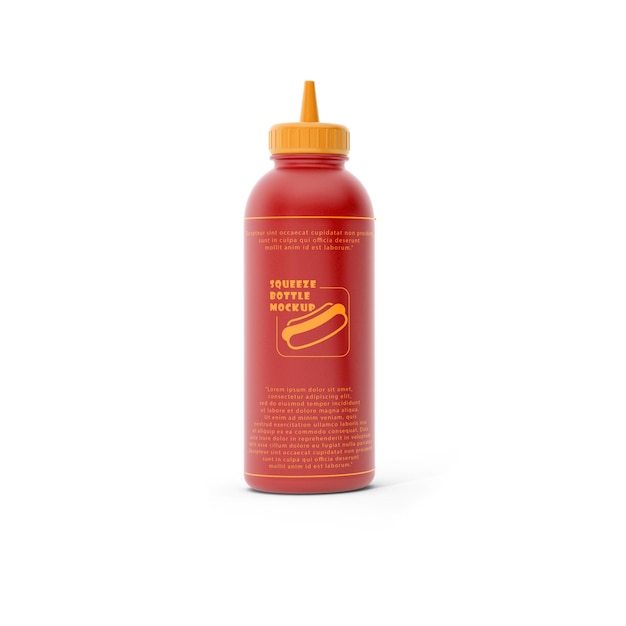 PSD squeeze bottle mockup