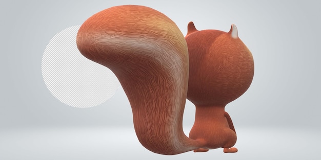 squirrel isolated on a transparent background