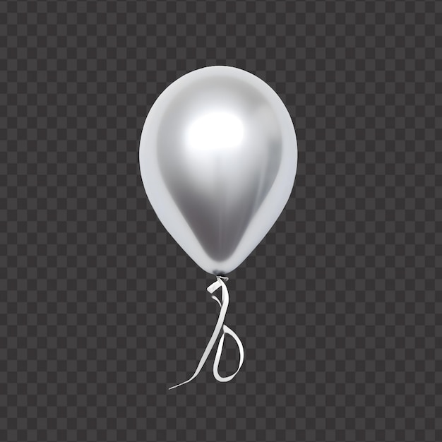 PSD srebrny balon png