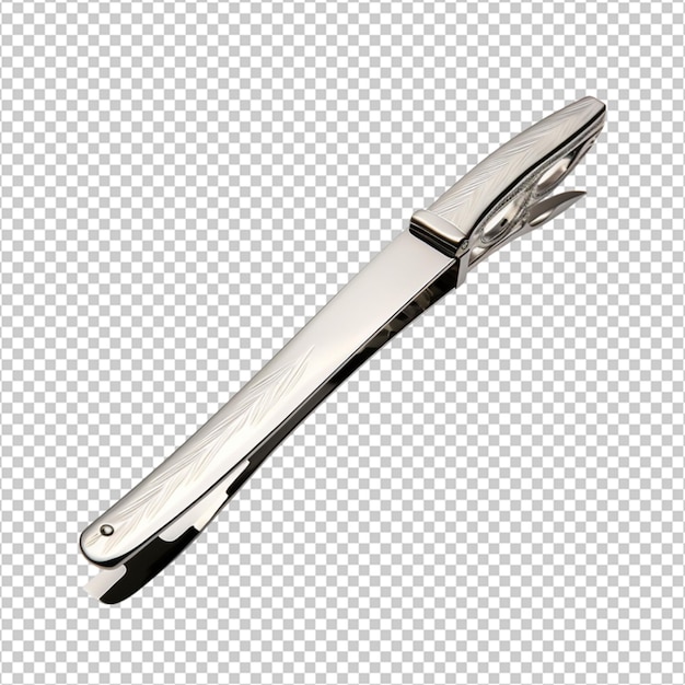 PSD srebrny straight razor png