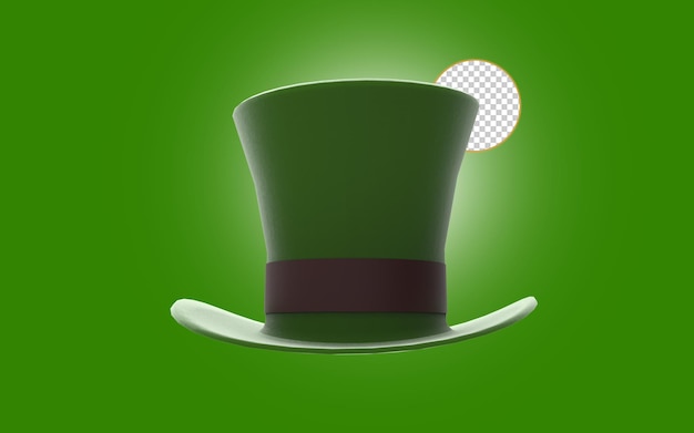 St patrick s day 3d render hat