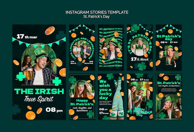 St patrick's day template design