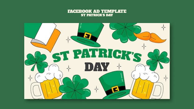 St patrick's day template design