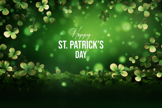 PSD st patricks day background