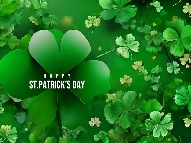 PSD st patricks day background