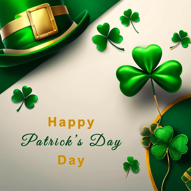 St patricks day celebration background