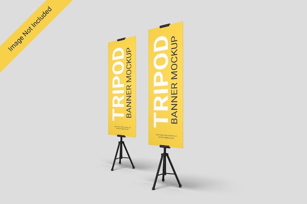 PSD staande statief banner mockup