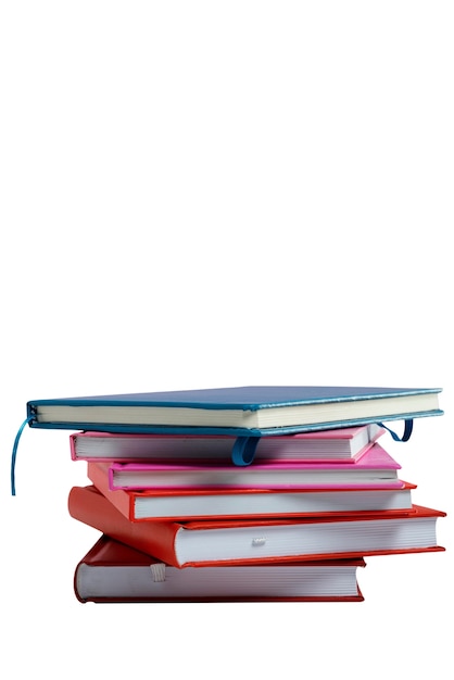 Стопка изолированных книг