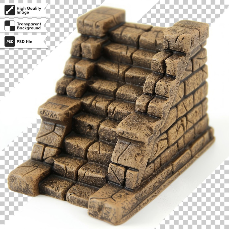 PSD a stack of brown tiles with the words quot the word quot on it