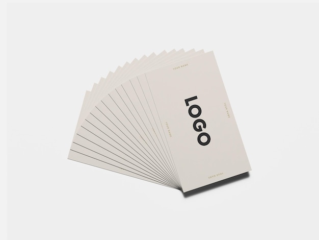 PSD stack of business cards