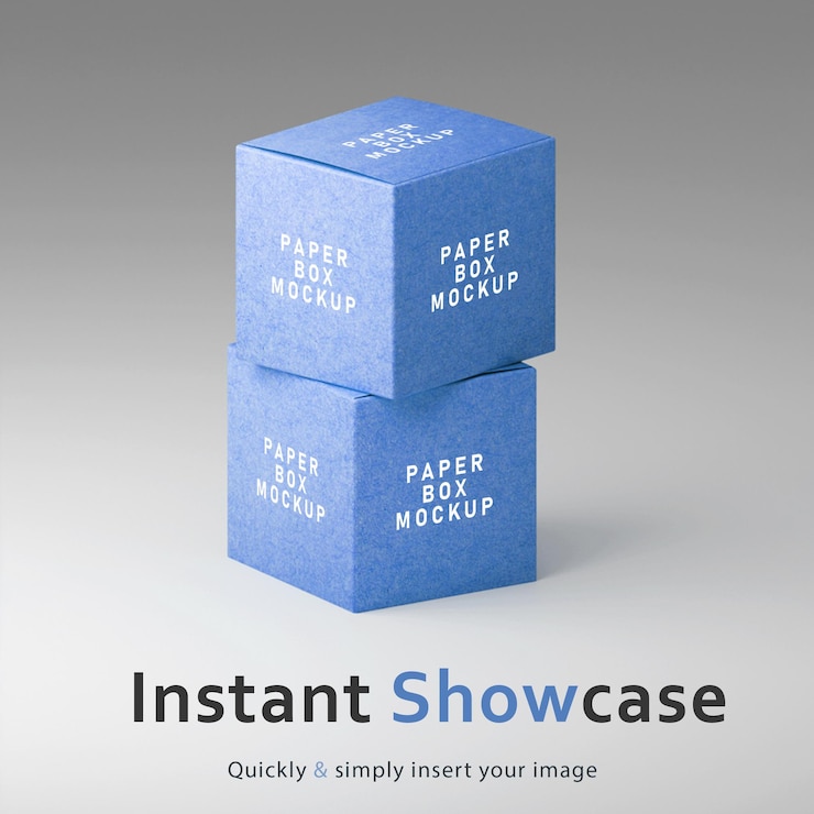 PSD a stack of cubes with the words easy guide on the bottom
