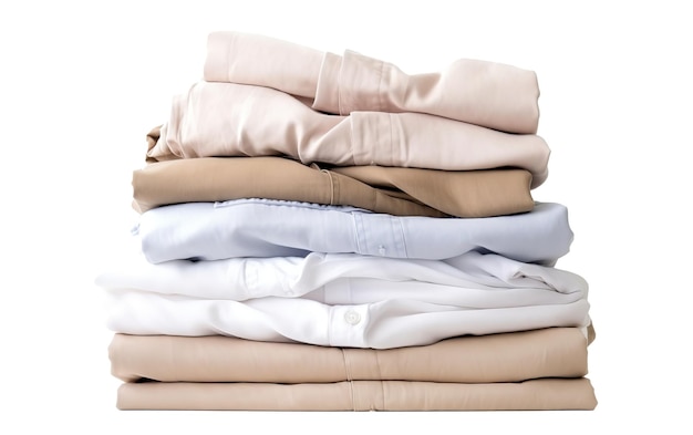 PSD stack of folded clothes