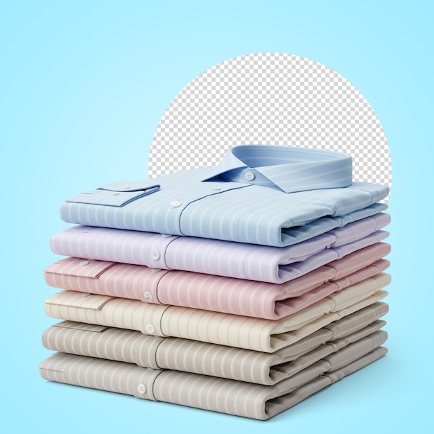 stack of folded shirts