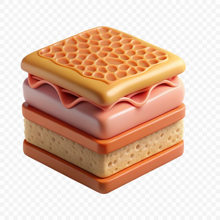 PSD a stack of hot dogs and cheese sandwiches