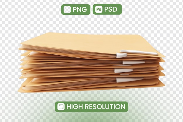 Stack of Files Organize Documents Efficiently with HighResolution PNG and PSD Downloads Improve Productivity and Achieve Order for Better Workflow Enhance Your Workspace