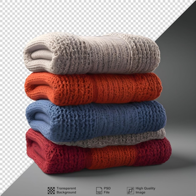 PSD 투명 한 배경 에 뜨개질 의 옷 의 어리
