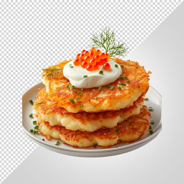 PSD a stack of pancakes with strawberries on top of them